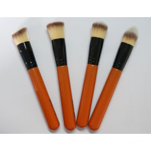 Ensemble de brosse à maquillage professionnel 4PCS en bois de qualité supérieure